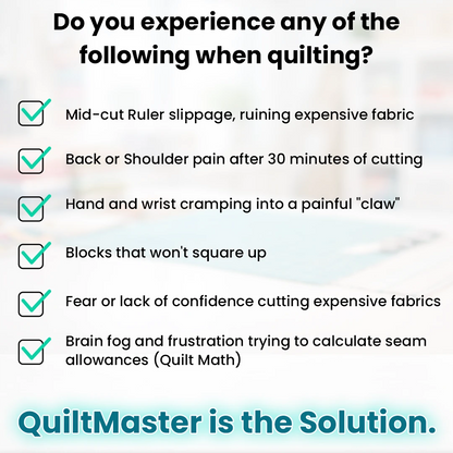 QuiltMaster - 5 in 1 Quilting Ruler