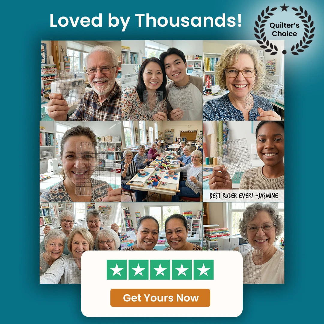 QuiltMaster - 5 in 1 Quilting Ruler