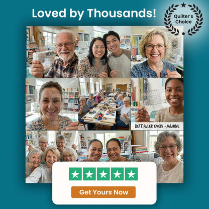 QuiltMaster - 5 in 1 Quilting Ruler